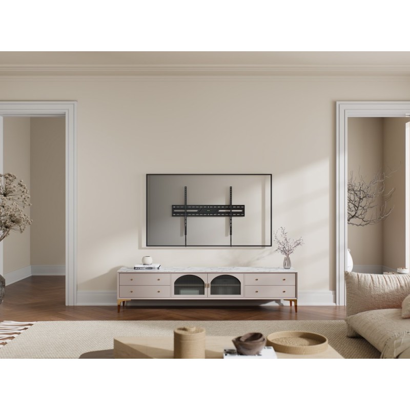 Gembird WM-100F-01 TV wall mount (fixed), 43”-100”, black