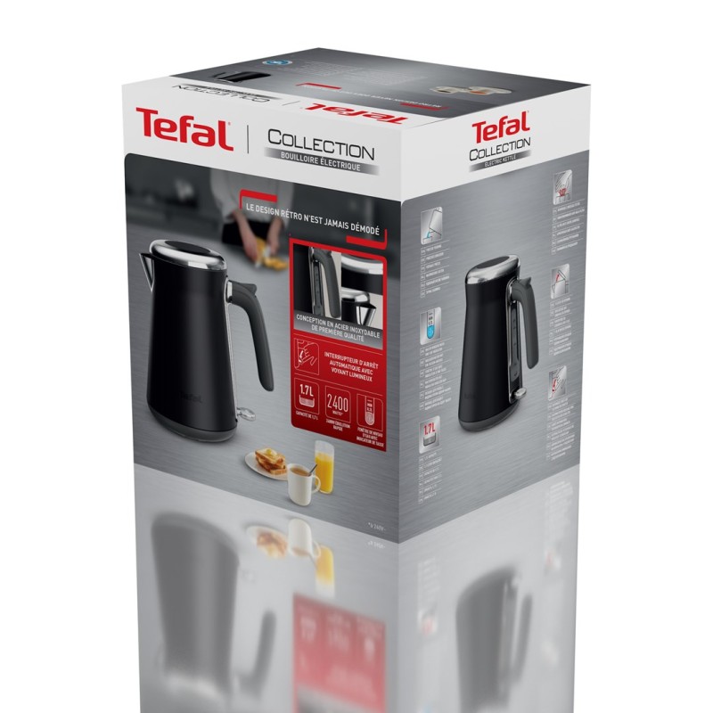 Tefal Collection KI6668E0 electric kettle 1.7 L 2400 W Black Tefal Collection KI6668E0 electric kettle 1.7 L 2400 W Black