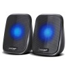 Audiocore AC835 2.0 Stereo Speakers With LED Backlighting For PC Laptop Smartphone Audiocore AC835 2.0 Stereo Speakers With LED Backlighting For PC Laptop Smartphone