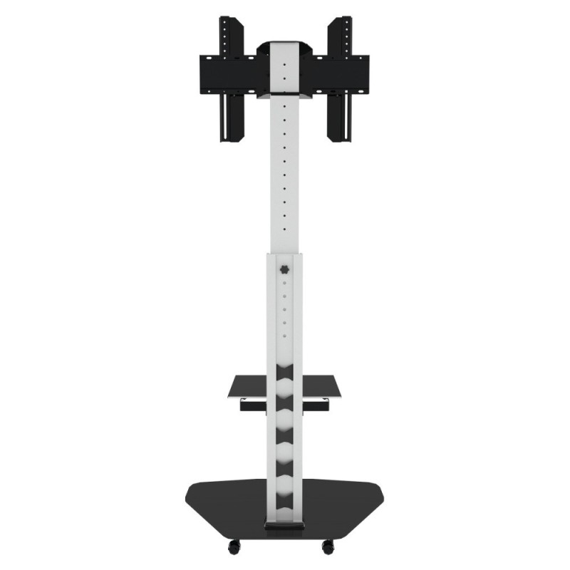 Techly Floor Stand with Shelf Trolley TV LCD/LED/Plasma 37-70 Techly Floor Stand with Shelf Trolley TV LCD/LED/Plasma 37-70