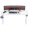Huzaro Hero 4.8 White RGB - gaming desk Huzaro Hero 4.8 White RGB - gaming desk