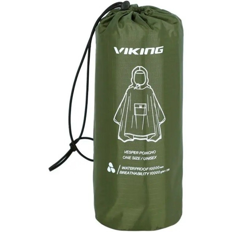 Adult rain poncho VIKING Vesper greenAdult rain poncho VIKING Vesper green Adult rain poncho VIKING Vesper greenAdult rain poncho VIKING Vesper green