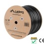 Lanberg LCU6-21CU-0305-BK networking cable Black 305 m Cat6 U/UTP (UTP) outdoor