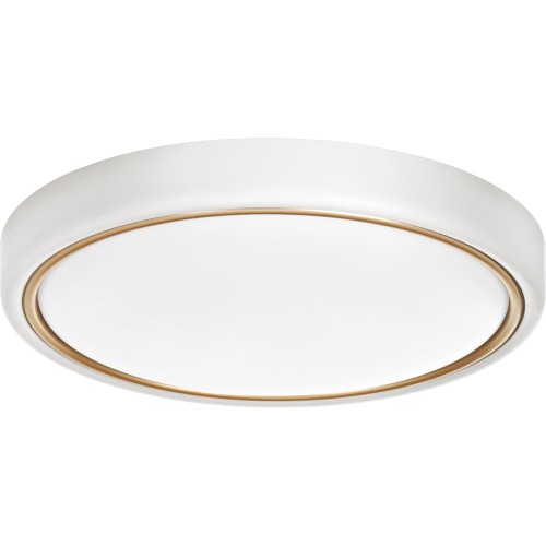Modern LED ceiling plafond Activejet VERDI White/Gold 23W