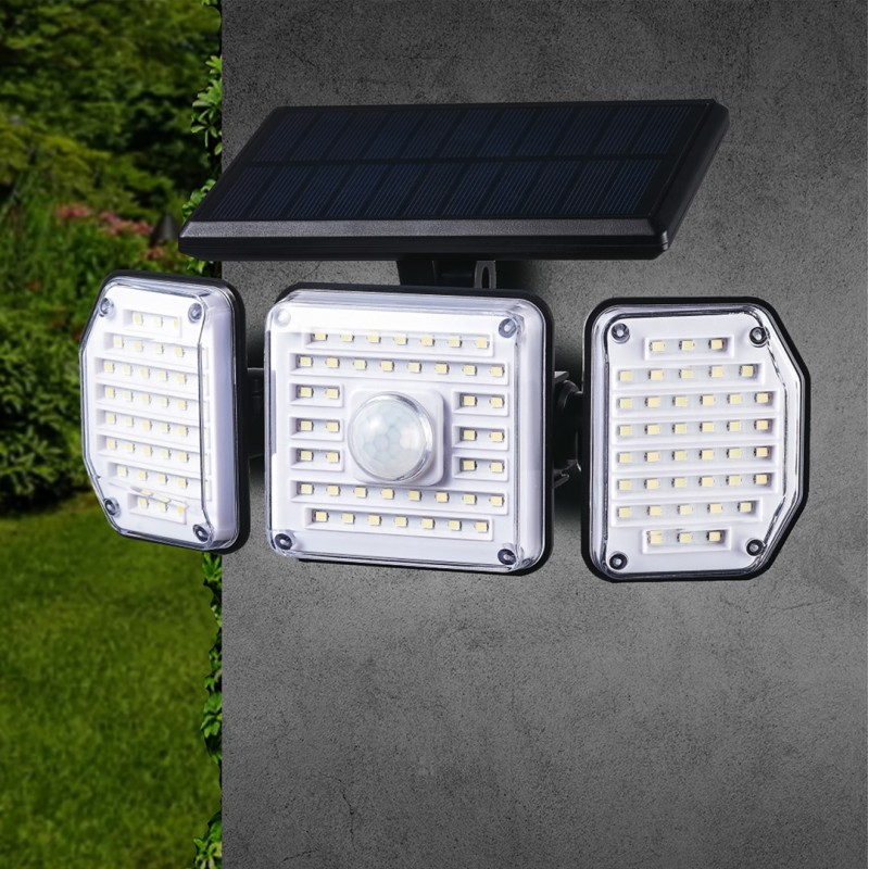 Maclean IP65 Solar LED Lamp with Motion and Dusk-to-Dawn Sensor IP65 4W 320lm 4000K Li-ion 1200 mAh 3 Operating Modes Floodlight Security Garden Entryway HQ Maclean IP65 Solar LED Lamp with Motion and Dusk-to-Dawn Sensor IP65 4W 320lm 4000K Li-ion 1200 mAh 3 Operating Modes Floodlight Security Garden Entryway HQ