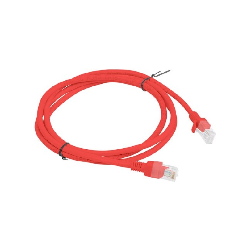 PATCHCORD KAT.5E UTP 1.5M CZERWONY FLUKE PASSED LANBERG 10-PACK PATCHCORD KAT.5E UTP 1.5M CZERWONY FLUKE PASSED LANBERG 10-PACK