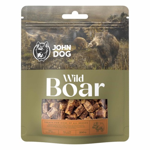 JOHN DOG Wild Boar - dog treat - 200g JOHN DOG Wild Boar - dog treat - 200g