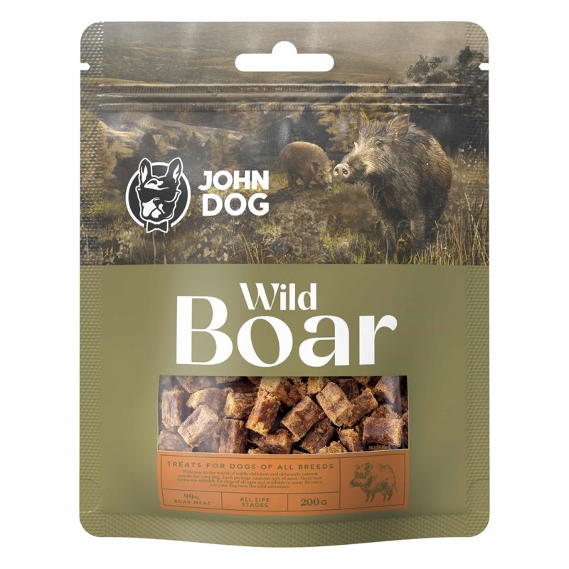 JOHN DOG Wild Boar - dog treat - 200g