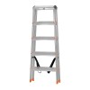 Krause Dopplo double-sided step ladder silver