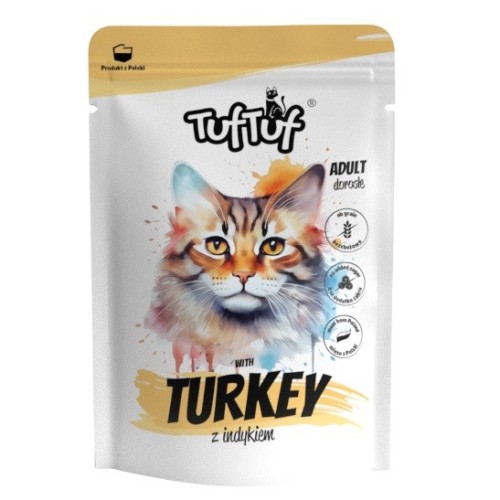 TUF TUF with turkey - wet cat food - 100g TUF TUF with turkey - wet cat food - 100g