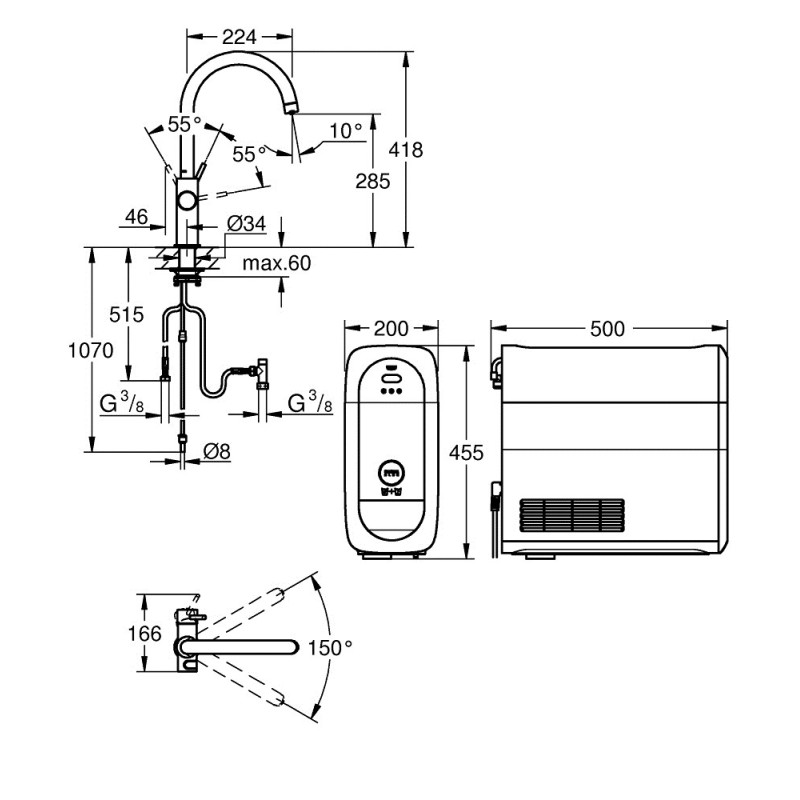GROHE Blue Home Black GROHE Blue Home Black