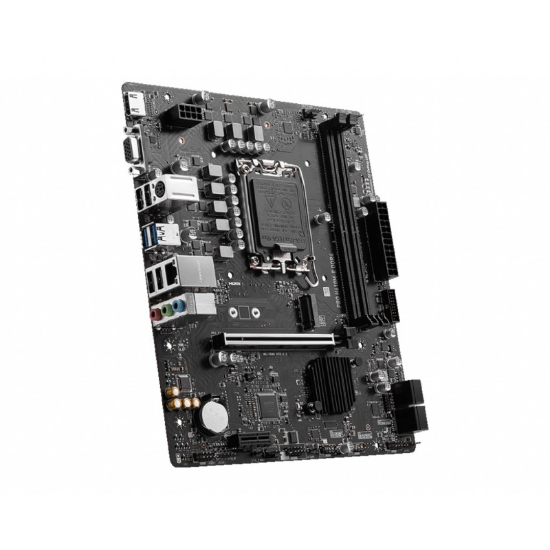 MSI PRO H610M-E DDR4 motherboard Intel H610 LGA 1700 micro ATX MSI PRO H610M-E DDR4 motherboard Intel H610 LGA 1700 micro ATX