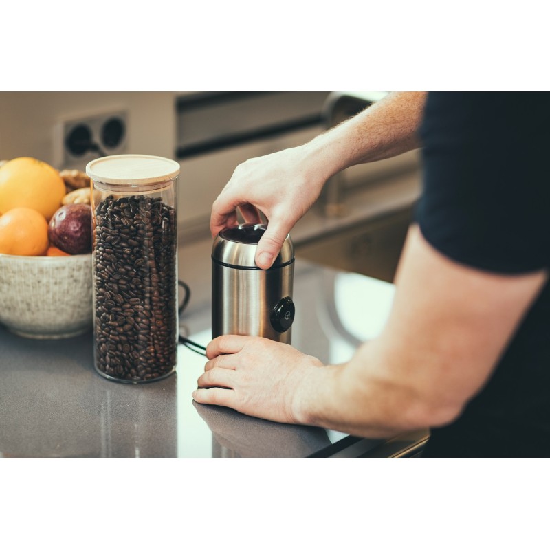 Severin KM 3879 coffee grinder 150 W Black, Stainless steel