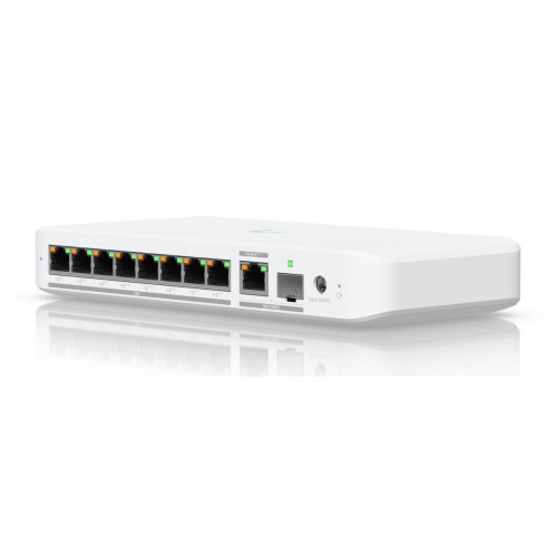 Ubiquiti UniFi Flex 2.5G PoE Managed L2 2.5G Ethernet (100/1000/2500) Power over Ethernet (PoE) Desktop/Wall-Mounting White Ubiquiti UniFi Flex 2.5G PoE Managed L2 2.5G Ethernet (100/1000/2500) Power over Ethernet (PoE) Desktop/Wall-Mounting White