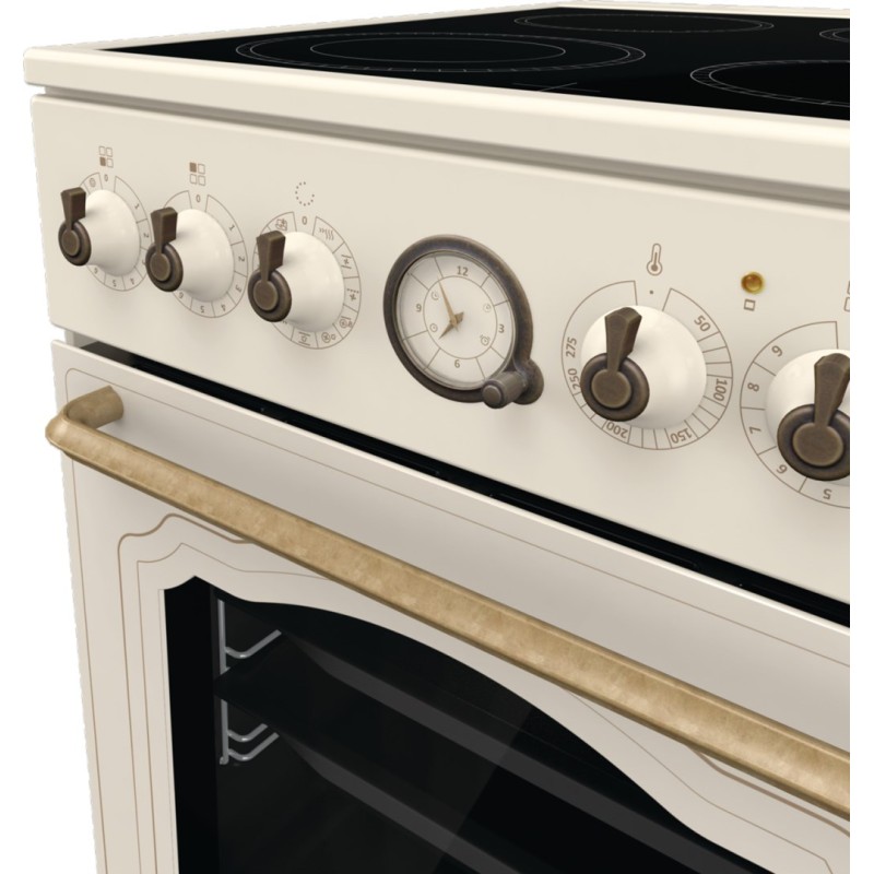Gorenje GECS5B70CLI Freestanding cooker Electric Ceramic hob Ivory