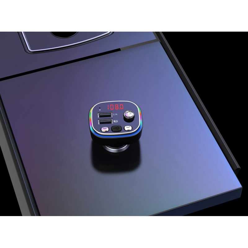 Vakoss TC-B439K FM transmitter 87.5 - 108 MHz Bluetooth/USB Black Vakoss TC-B439K FM transmitter 87.5 - 108 MHz Bluetooth/USB Black