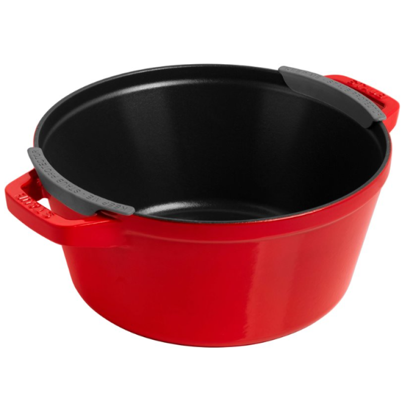 Staub La Cocotte Round Cast iron Casserole baking dish -- SET OF 3 PIECES Staub La Cocotte Round Cast iron Casserole baking dish -- SET OF 3 PIECES