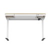 Tuckano Electric height adjustable desk ET119W-C white/oak Tuckano Electric height adjustable desk ET119W-C white/oak