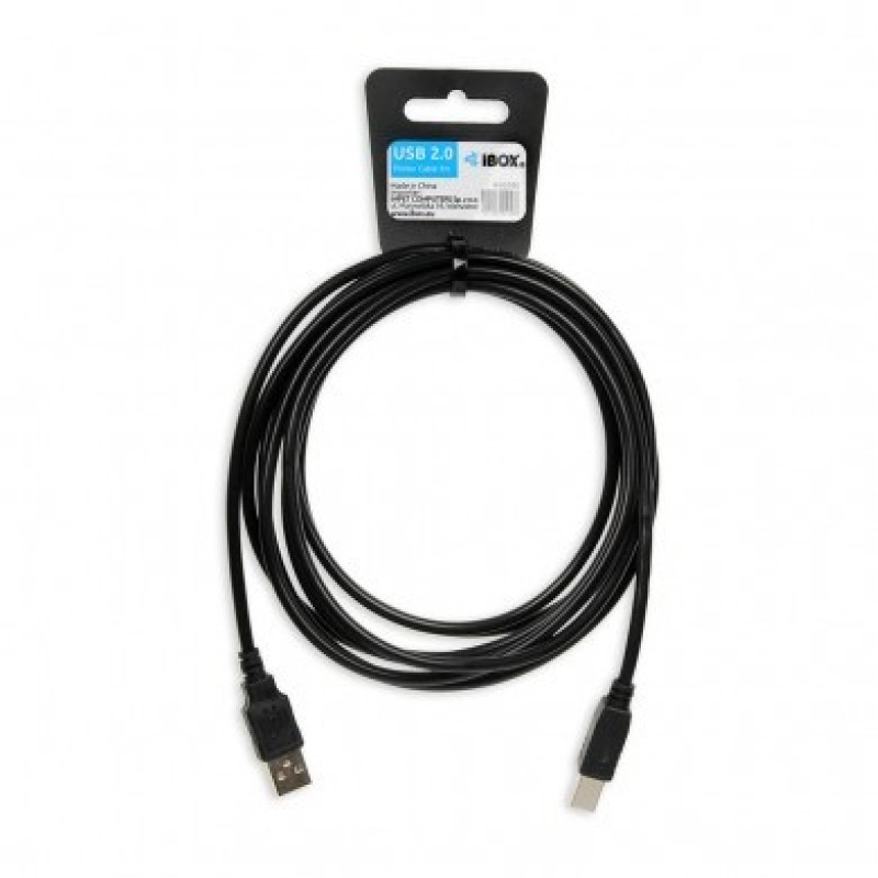 iBox IKU2D USB cable 3 m USB 2.0 USB A USB B Black iBox IKU2D USB cable 3 m USB 2.0 USB A USB B Black
