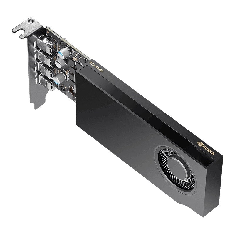 Karta graficzna NVIDIA RTX A1000 8GB, GDDR6, 4x DisplayPort, PCI Express 4.0, ATX - ATX bracket, Small Box Karta graficzna NVIDIA RTX A1000 8GB, GDDR6, 4x DisplayPort, PCI Express 4.0, ATX - ATX bracket, Small Box