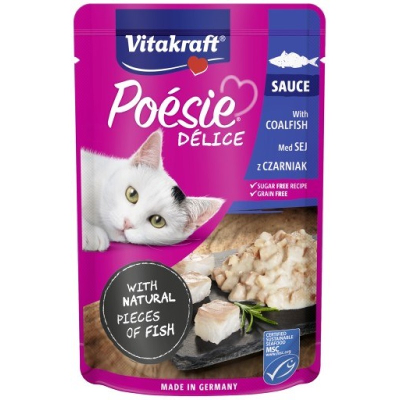 VITAKRAFT Poésie Delice Fish selection - wet cat food - 6 + 1 x 85g VITAKRAFT Poésie Delice Fish selection - wet cat food - 6 + 1 x 85g