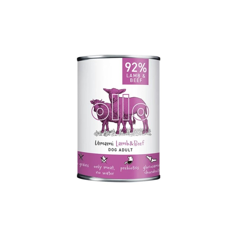 OLLO Umami Lamb and Beef – wet dog food – 400 g OLLO Umami Lamb and Beef – wet dog food – 400 g