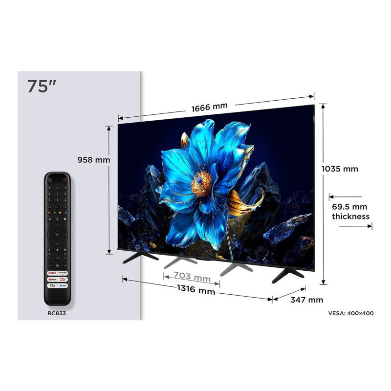 TCL P79K 75P79K TV 190.5 cm (75