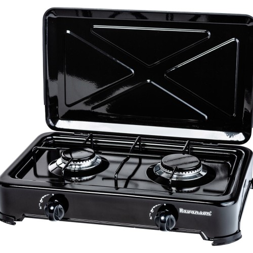 Countertop Hob Gas Ravanson K-02TB [black; 2 zone(s)]