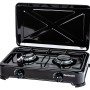 Countertop Hob Gas Ravanson K-02TB [black; 2 zone(s)]