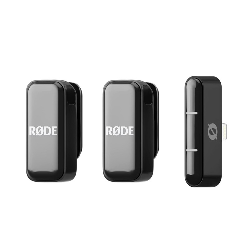 RØDE Wireless Micro - 2-channel digital wireless system, Lightning, black RØDE Wireless Micro - 2-channel digital wireless system, Lightning, black