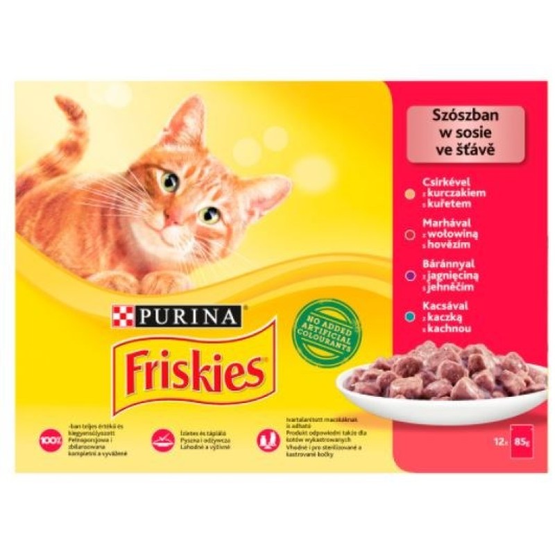 Friskies Mix meat - wet cat food - 12 x 85 g Friskies Mix meat - wet cat food - 12 x 85 g