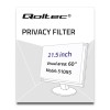 Qoltec 51055 display privacy filters Frameless display privacy filter 54.6 cm (21.5