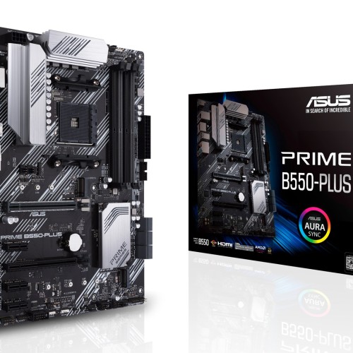 ASUS PRIME B550-PLUS AMD B550 Socket AM4 ATX