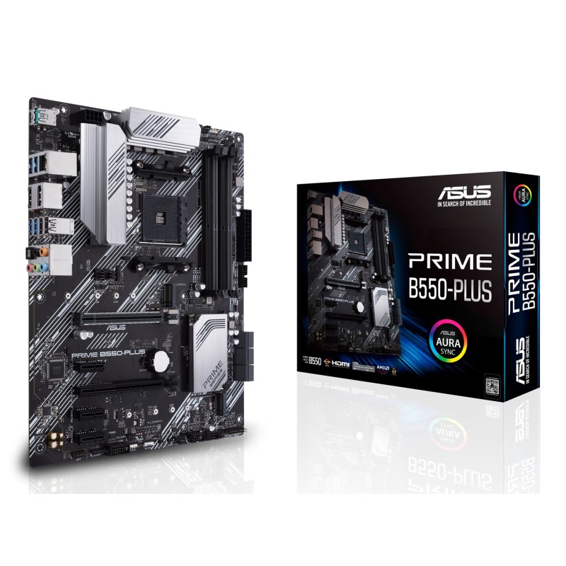 ASUS PRIME B550-PLUS AMD B550 Socket AM4 ATX ASUS PRIME B550-PLUS AMD B550 Socket AM4 ATX