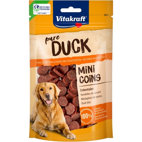 VITAKRAFT Duck Mini Coins - dog treat - 80g VITAKRAFT Duck Mini Coins - dog treat - 80g