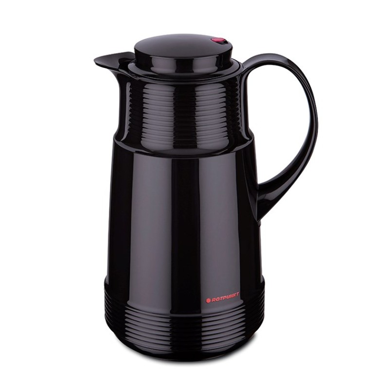 ROTPUNKT Thermos jug, 1.0 l, ristretto (black)