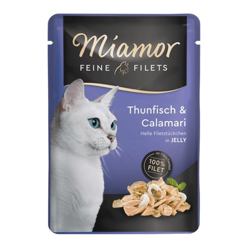 Miamor cats moist food Tuna with squid 100 g Miamor cats moist food Tuna with squid 100 g