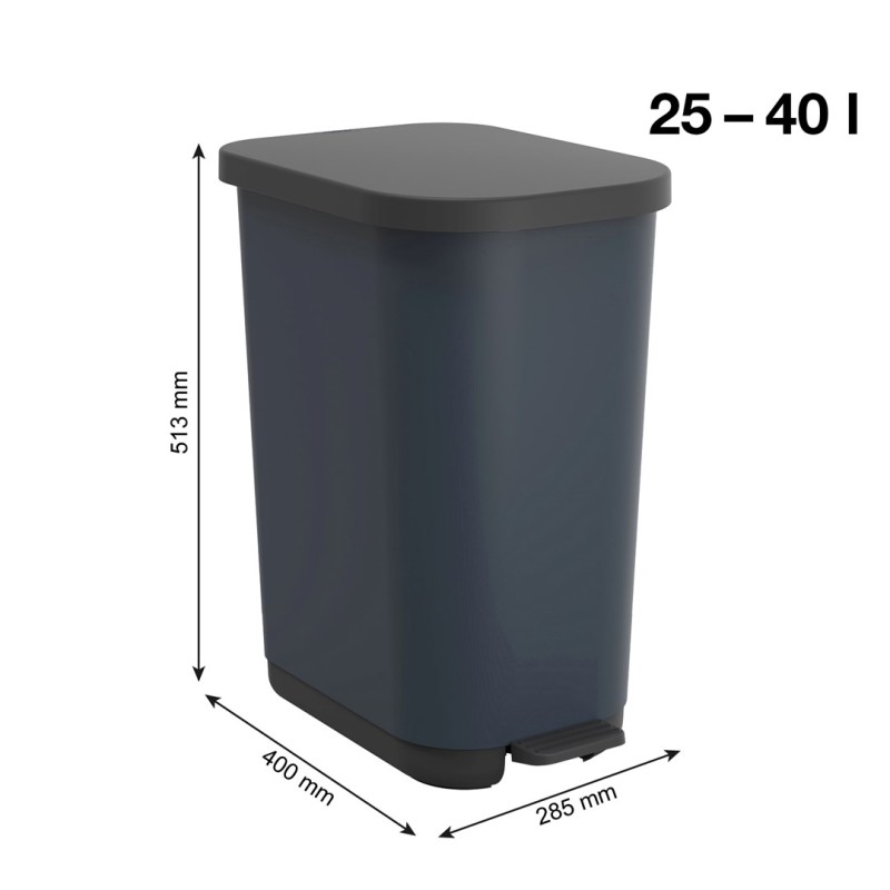 ROTHO Ribo Blue - pedal bin – 35l ROTHO Ribo Blue - pedal bin – 35l