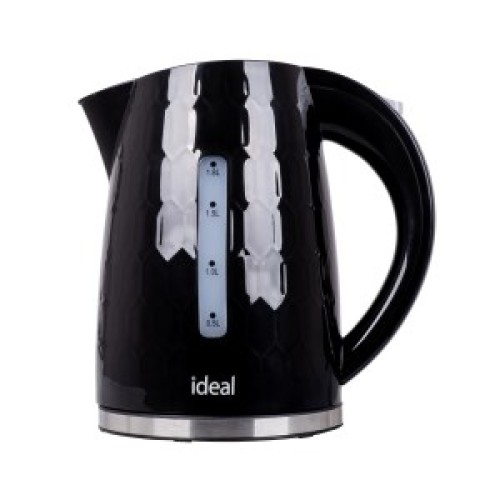 IDEAL Kettle 1.8 l, power 1500 W, glossy black IDEAL Kettle 1.8 l, power 1500 W, glossy black