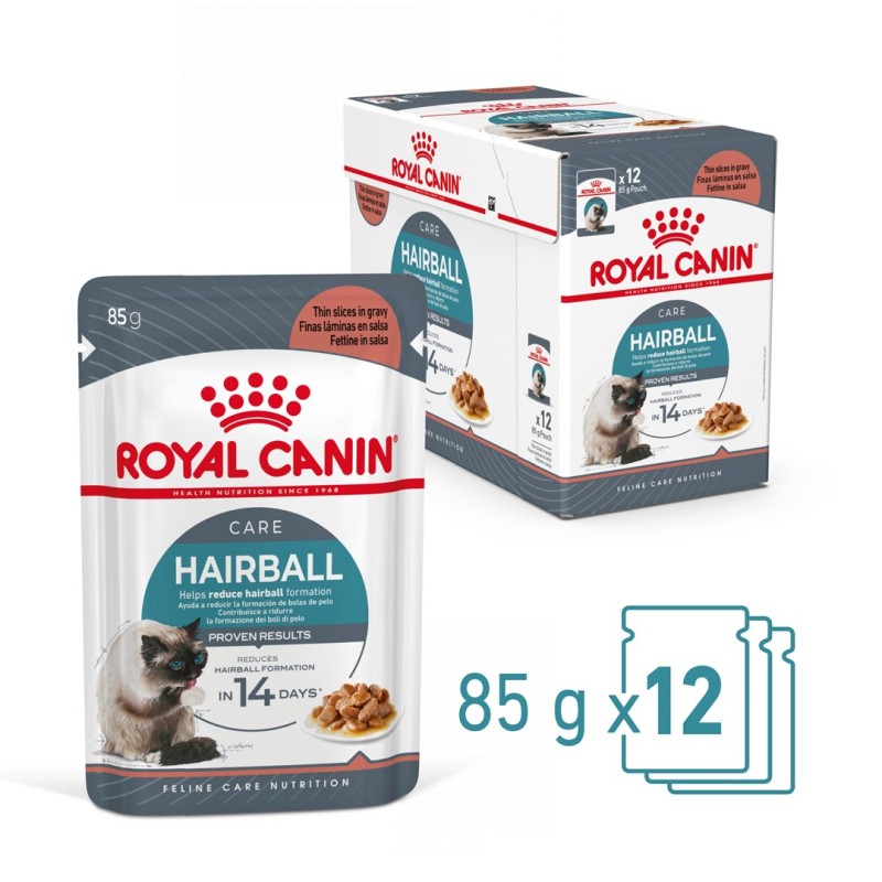 ROYAL CANIN Hairball Care Wet cat food Chunks in sauce 12x85 g ROYAL CANIN Hairball Care Wet cat food Chunks in sauce 12x85 g