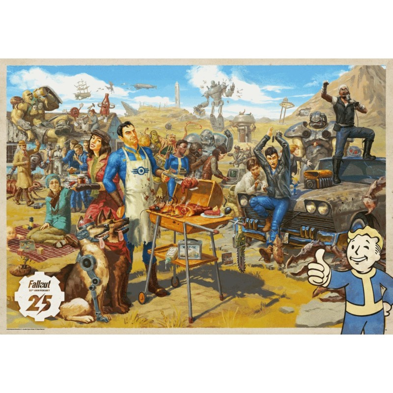 Puzzle Good Loot Gaming - Fallout: 25th Anniversary 1000 pc(s) Puzzle Good Loot Gaming - Fallout: 25th Anniversary 1000 pc(s)