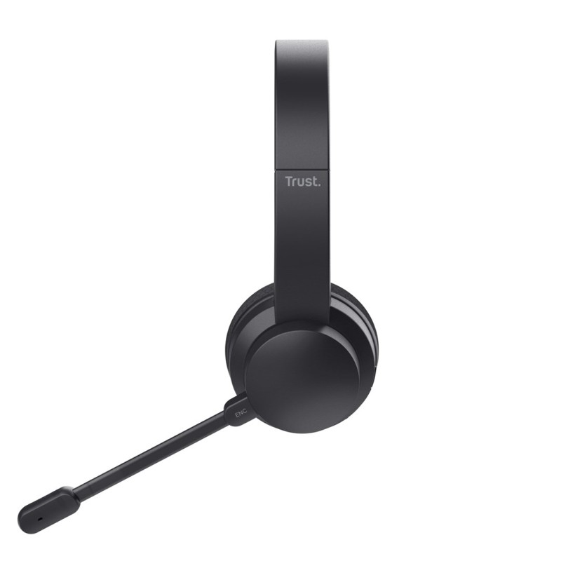 Trust Ayda Headset Wired & Wireless Head-band Calls/Music USB Type-C Bluetooth Black Trust Ayda Headset Wired & Wireless Head-band Calls/Music USB Type-C Bluetooth Black