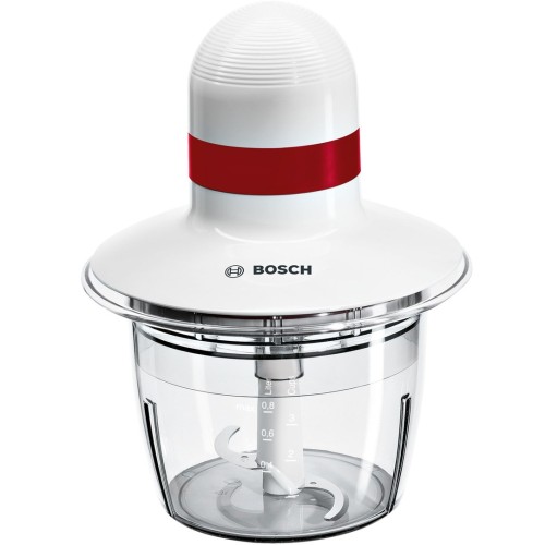 Bosch MMRP1000 electric food chopper 0.8 L 400 W Red, Transparent, White Bosch MMRP1000 electric food chopper 0.8 L 400 W Red, Transparent, White