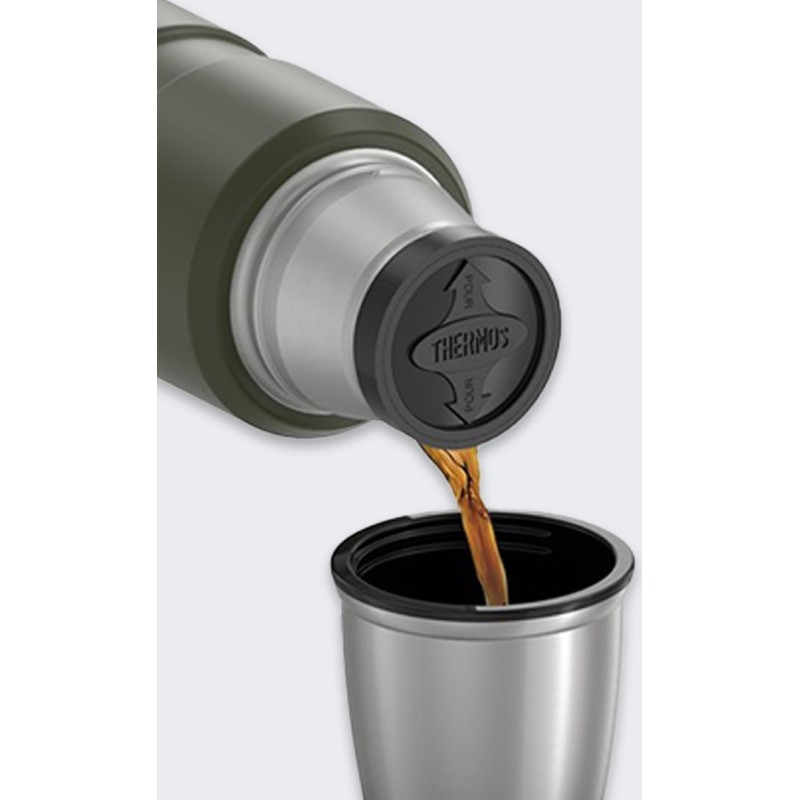 THERMOS 470 ml beverage thermos - army green THERMOS 470 ml beverage thermos - army green