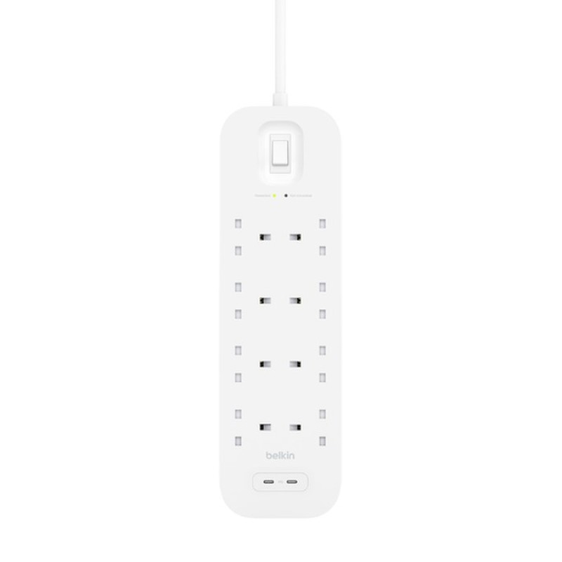 Belkin Connect White 8 AC outlet(s) 2 m Belkin Connect White 8 AC outlet(s) 2 m
