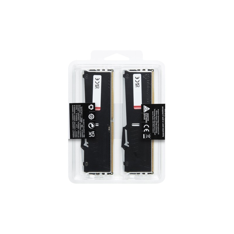 Kingston Technology FURY Beast 64GB 6000MT/s DDR5 CL30 DIMM (Kit of 2) RGB XMP Kingston Technology FURY Beast 64GB 6000MT/s DDR5 CL30 DIMM (Kit of 2) RGB XMP