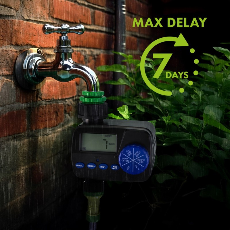 GreenBlue electronic irrigation controller, programmer, 2x1.5V AA power supply, GB390 GreenBlue electronic irrigation controller, programmer, 2x1.5V AA power supply, GB390