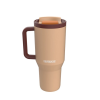Thermal mug with telescopic straw Kambukka Rio Tumbler 950ml Almond Dream Thermal mug with telescopic straw Kambukka Rio Tumbler 950ml Almond Dream