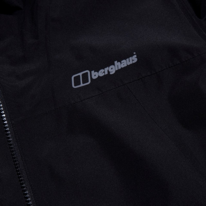 Berghaus Deluge Pro 3.0 - men's rain jacket, size L (black)