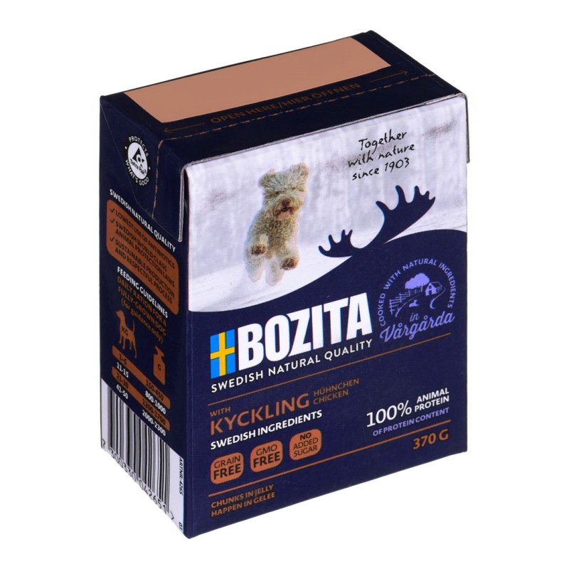 BOZITA Wet dog food Chunks in jelly Chicken 370 g BOZITA Wet dog food Chunks in jelly Chicken 370 g